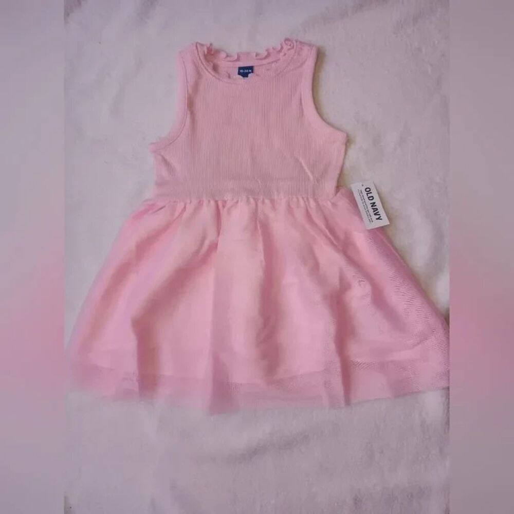 Old Navy Vintage Pink Sleeveless A-Line Dress | Coquette Princess Cottagecore